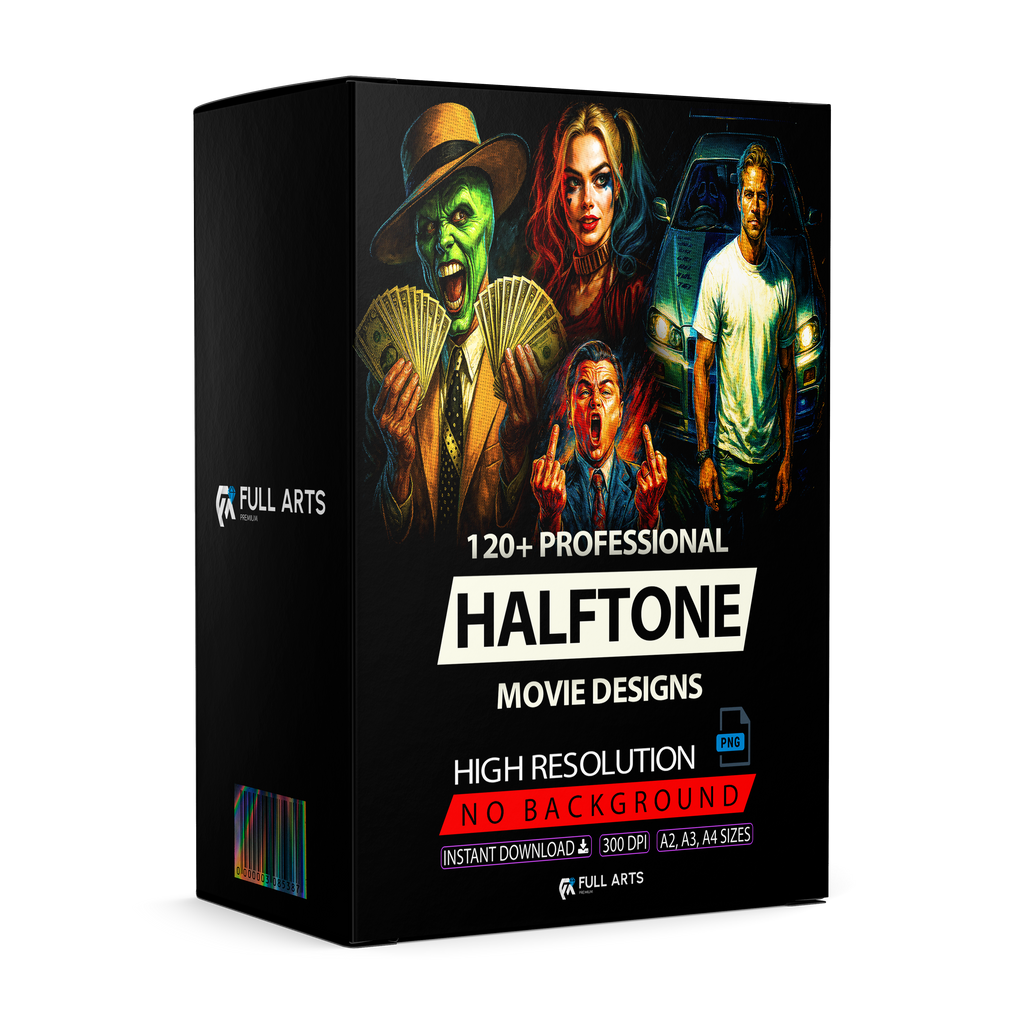 Pack 120+ Halftone Movie Designs