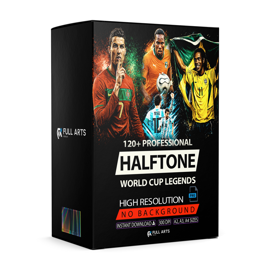 Pack 120+ Halftone Cup Legends Designs