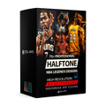 Pacote com mais de 75 Designs Halftone de Lendas da NBA
