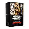 Pack 120 Halftone Dog Designs