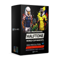 Pack 100+ Halftone World Cup Mascots Designs