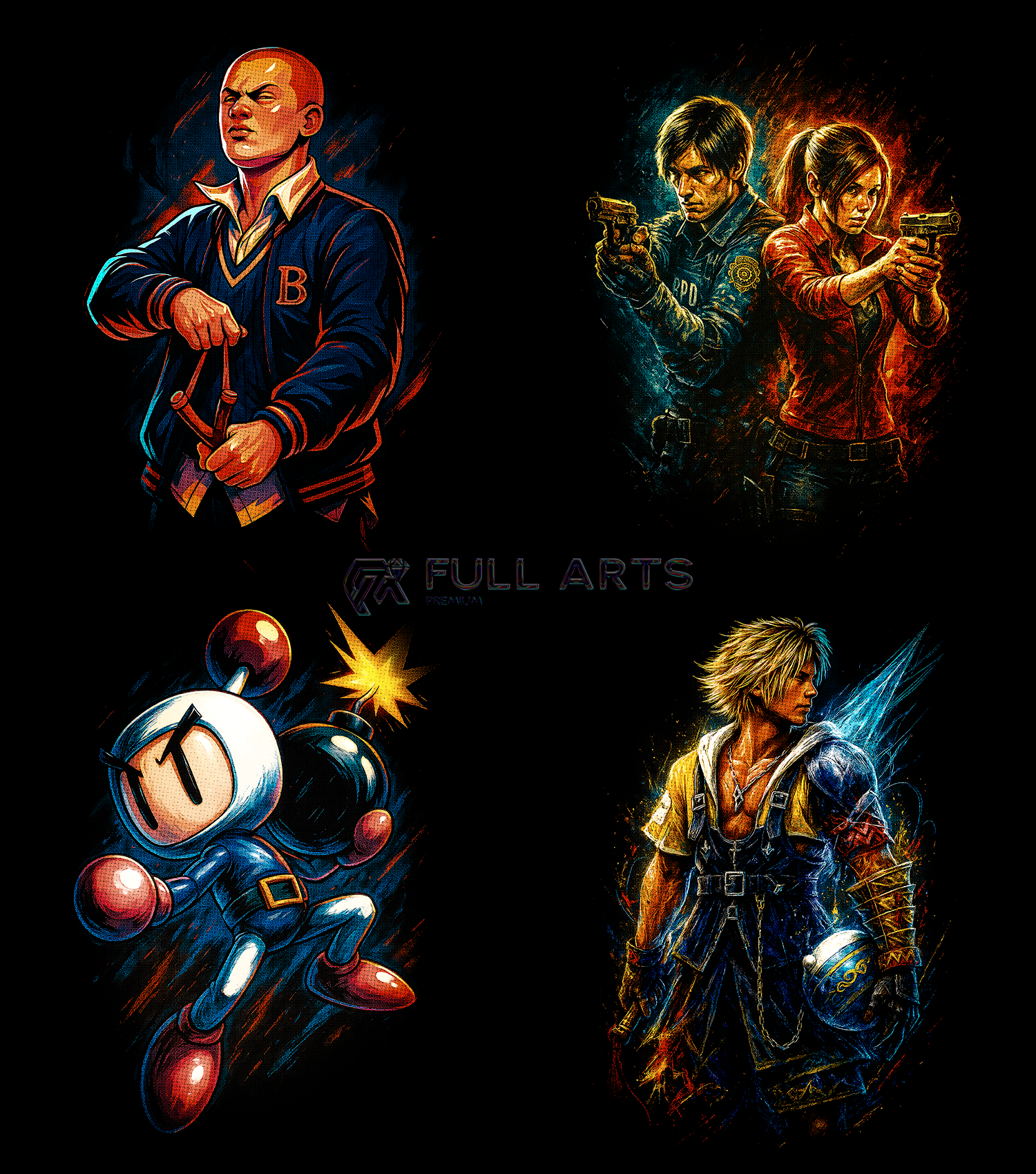 Pacote com mais de 145 designs de jogos em meio-tom