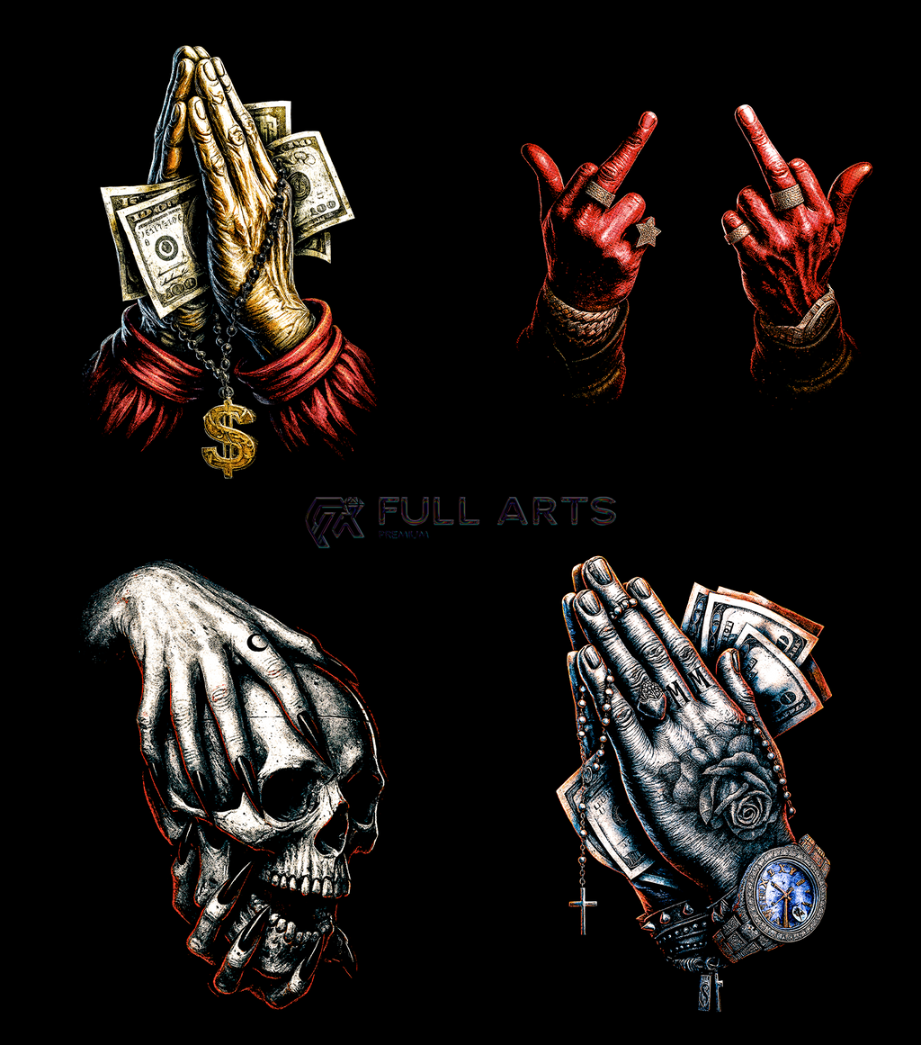 Streetwear Hand 70+ Halftone Designs