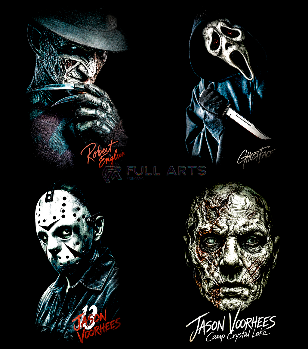 Horror Movie Pack 100+ Halftone Designs