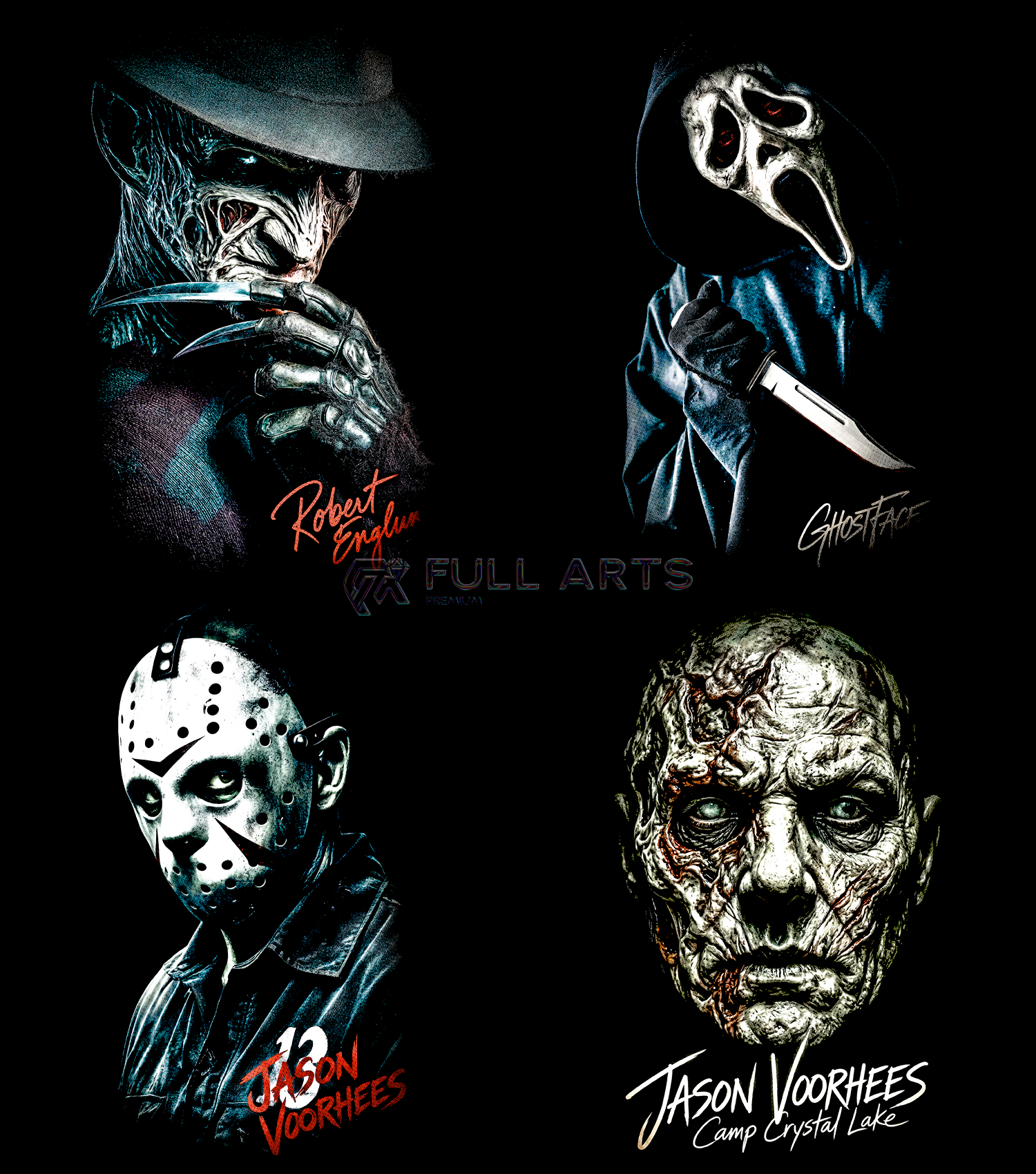 Horror Movie Pack 100+ Halftone Designs