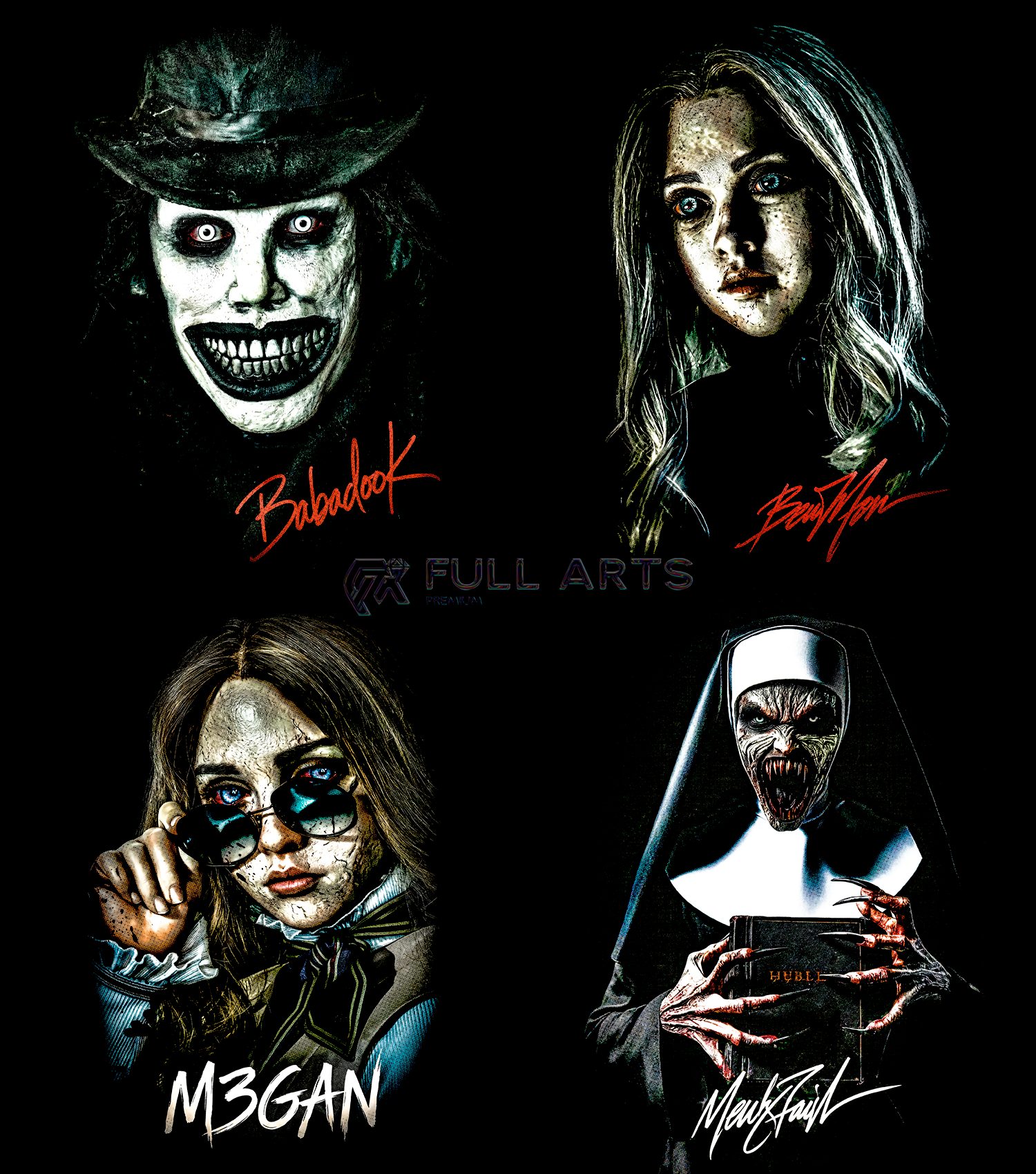 Horror Movie Pack 100+ Halftone Designs