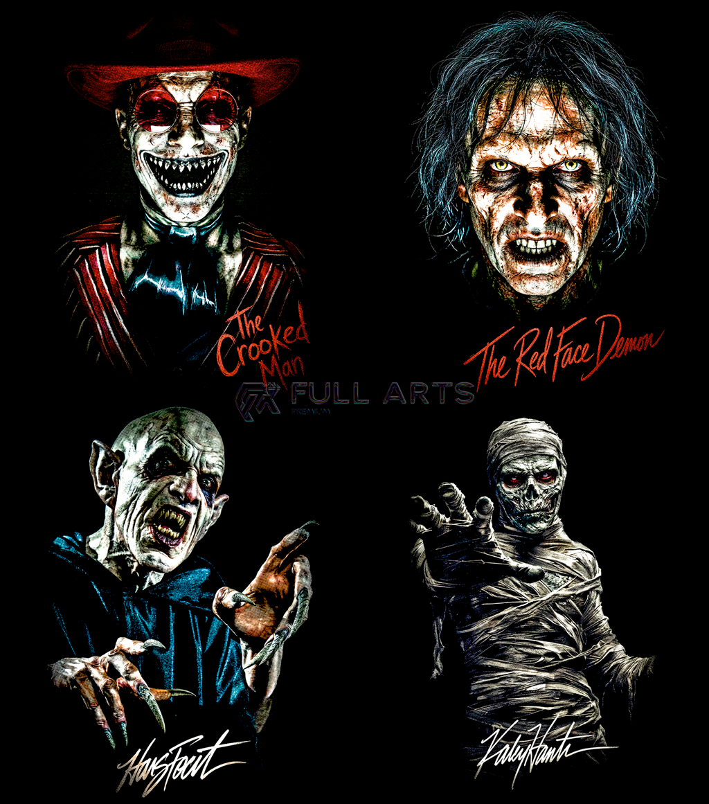 Horror Movie Pack 100+ Halftone Designs