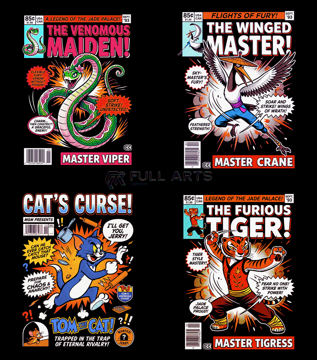 150 Comic Book Cover Halftone Designs