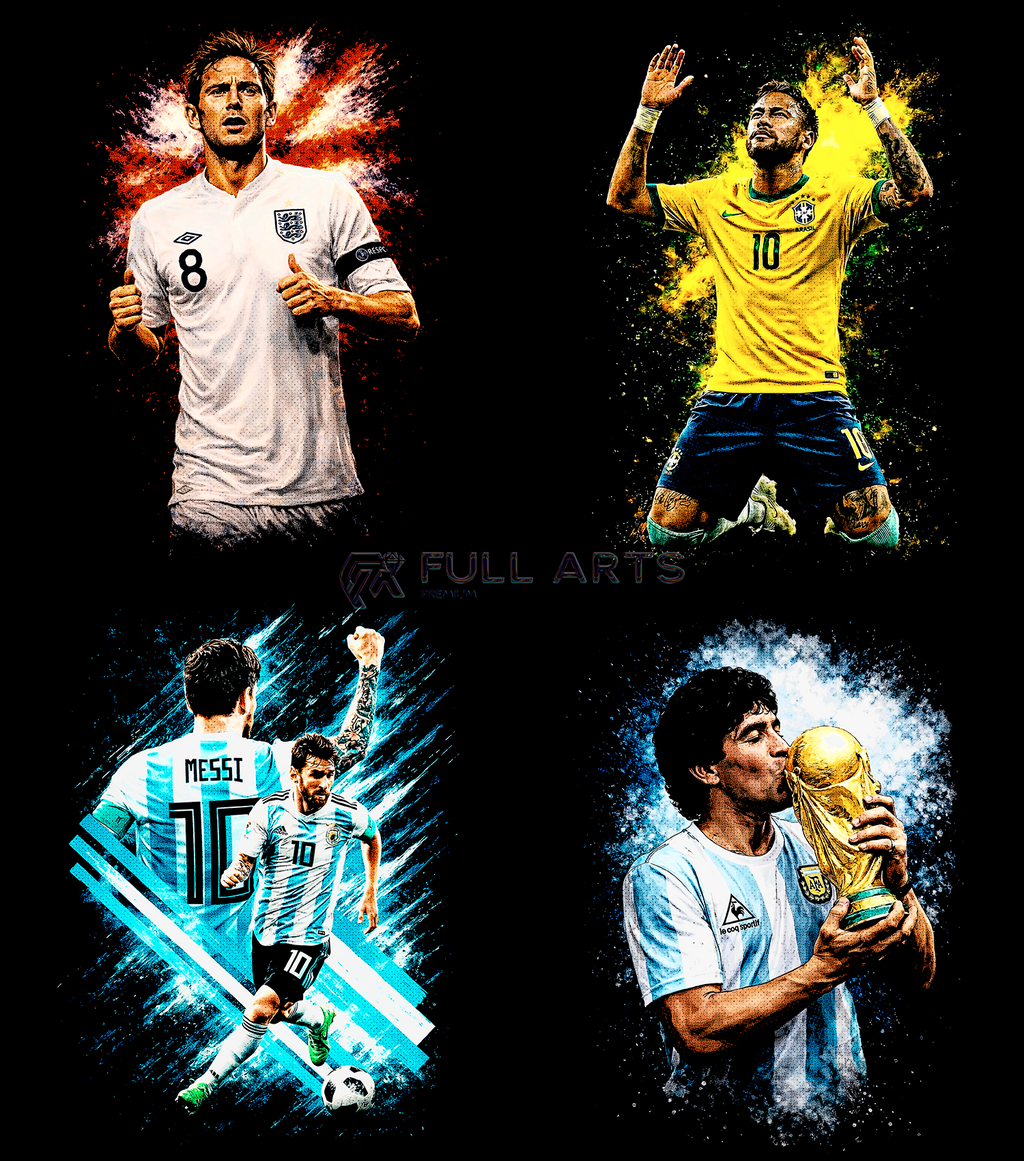 Pack 120+ Halftone Cup Legends Designs