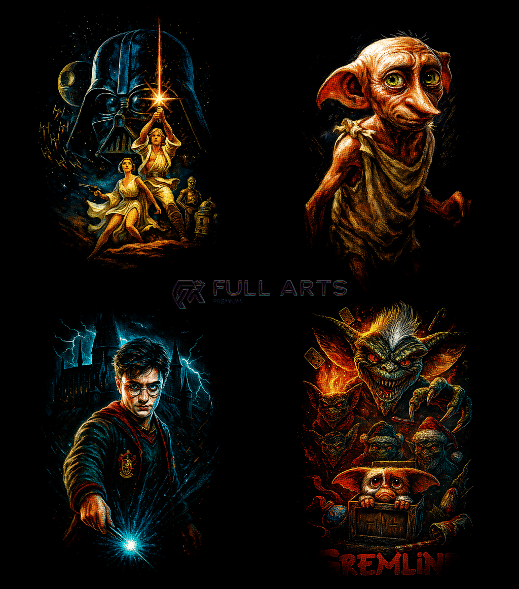 Pack 120+ Halftone Movie Designs