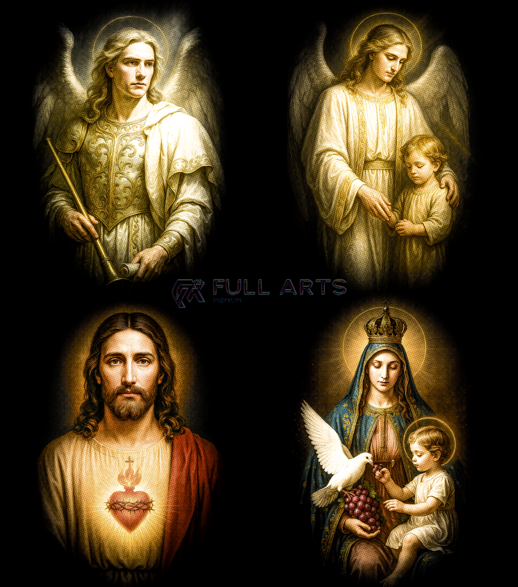 Pack 110+ Halftone Christian Designs